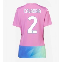 Ženski Nogometni dresi AC Milan Davide Calabria #2 Tretji 2023-24 Kratek Rokav